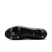 Nike Mercurial Vapor 17 Academy IJzeren-Nop Voetbalschoenen (SG) Anti-Clog Zwart Felgroen Zilvergrijs