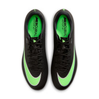 Nike Mercurial Vapor 17 Academy IJzeren-Nop Voetbalschoenen (SG) Anti-Clog Zwart Felgroen Zilvergrijs