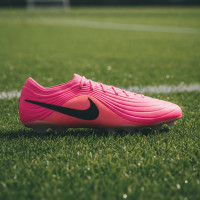 Nike Tiempo Maestro Elite Gazon Naturel Chaussures de Foot (FG) Rose Vif Noir