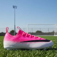Nike Mercurial Vapor 17 Academy Gras / Kunstgras Voetbalschoenen (MG) Kids Felroze Wit Zwart