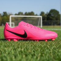 Nike Tiempo Maestro Club Gazon Naturel Artificiel Chaussures de Foot (MG) Rose Vif Noir