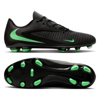 Nike Phantom 6 Low Club Gras / Kunstgras Voetbalschoenen (MG) Zwart Felgroen
