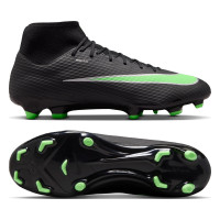 Nike Mercurial Superfly 11 Academy Gras / Kunstgras Voetbalschoenen (MG) Zwart Felgroen Zilvergrijs