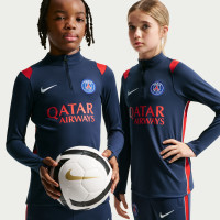 Nike Paris Saint-Germain Academy Pro Trainingstrui 1/4-Zip 2026-2027 Kids Donkerblauw Rood Wit