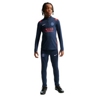 Nike Paris Saint-Germain Academy Pro Trainingstrui 1/4-Zip 2026-2027 Kids Donkerblauw Rood Wit