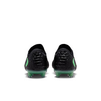 Nike Phantom 6 Low Elite Gazon Artificiel Chaussures de Foot (AG) Noir Vert Vif