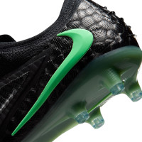 Nike Phantom 6 Low Elite Gazon Artificiel Chaussures de Foot (AG) Noir Vert Vif