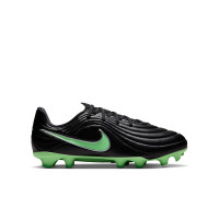 Nike Tiempo Maestro Academy Gazon Naturel Artificiel Chaussures de Foot (MG) Enfants Noir Vert Vif Gris Argenté