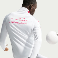Survêtement Nike Paris Saint-Germain Strike 1/4-Zip 2026-2027 blanc bleu foncé rouge