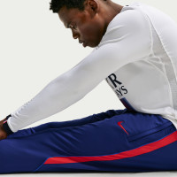 Survêtement Nike Paris Saint-Germain Strike 1/4-Zip 2026-2027 blanc bleu foncé rouge