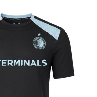 Castore Feyenoord Trainingsshirt 2026-2027 Zwart Lichtblauw