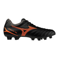 Mizuno Monarcida Neo III Select Gazon Naturel Chaussures de Foot (FG) Noir Lava Orange