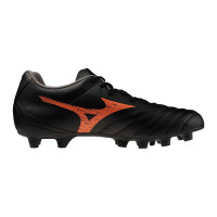 Mizuno Monarcida Neo III Select Gazon Naturel Chaussures de Foot (FG) Noir Lava Orange
