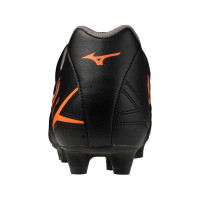 Mizuno Monarcida Neo III Select Gazon Naturel Chaussures de Foot (FG) Noir Lava Orange