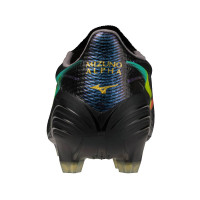 Mizuno Alpha III Elite Gras Voetbalschoenen (FG) Zwart Lava Oranje