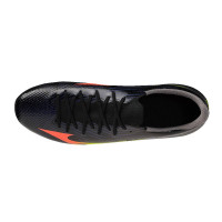 Mizuno Alpha III Select Gazon Naturel Chaussures de Foot (FG) Noir Lava Orange