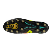 Mizuno Morelia Neo V Beta Japan Gras Voetbalschoenen (FG) Zwart Lava Oranje