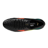 Mizuno Morelia Neo V Beta Japan Gras Voetbalschoenen (FG) Zwart Lava Oranje