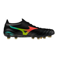 Mizuno Morelia Neo V Beta Elite Gras Voetbalschoenen (FG) Zwart Lava Oranje