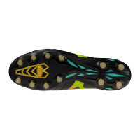 Mizuno Morelia Neo V Beta Elite Gras Voetbalschoenen (FG) Zwart Lava Oranje