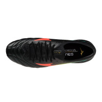 Mizuno Morelia Neo V Beta Elite Gras Voetbalschoenen (FG) Zwart Lava Oranje