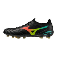Mizuno Morelia Neo V Beta Elite Gras Voetbalschoenen (FG) Zwart Lava Oranje
