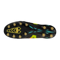 Mizuno Morelia Neo V Beta Pro Gras Voetbalschoenen (FG) Zwart Lava Oranje