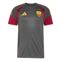 adidas AS Roma Trainingsset 2026-2027 Donkergrijs Rood Oranje