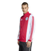 Veste d'entraînement adidas Ajax Anthem 2026-2027 rouge et blanc