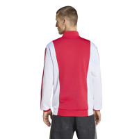 Veste d'entraînement adidas Ajax Anthem 2026-2027 rouge et blanc