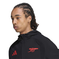 Veste d'entraînement adidas Arsenal Tiro Travel 2026-2027 noir rouge