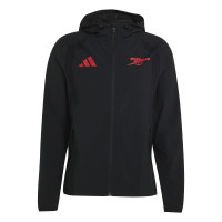 Veste d'entraînement adidas Arsenal Tiro Travel 2026-2027 noir rouge