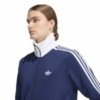 Veste d'entraînement adidas Classic bleu foncé et blanc