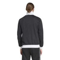 Veste d'entraînement adidas Classic noire et blanche