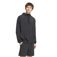 adidas Tech Essential Woven Trainingspak Zwart Zilver