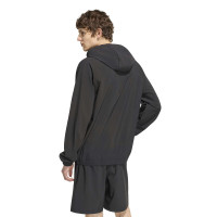 adidas Tech Essential Trainingsjack Zwart Zilver