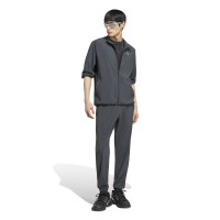 adidas Tech Trefoil Essential Woven Trainingsbroek Donkergrijs Zilver