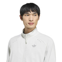 adidas Tech Essential Woven Trainingsjack Lichtgrijs Zilver