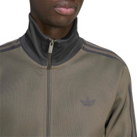 Veste d'entraînement adidas Classic marron foncé gris foncé