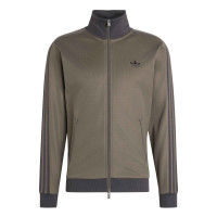 Veste d'entraînement adidas Classic marron foncé gris foncé
