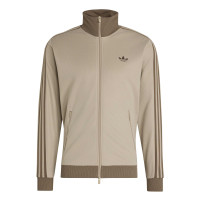 Survêtement classique adidas à fermeture éclair intégrale, beige et marron