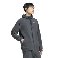adidas Tech Essential Woven Trainingspak Donkergrijs Zilver