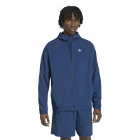 adidas Tech Essential Woven Trainingspak Donkerblauw Zilver
