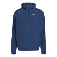 adidas Tech Essential Woven Trainingsjack Donkerblauw Zilver