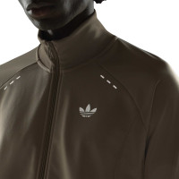 Survêtement adidas Tech Essential marron clair argenté