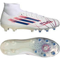 adidas F50 Sparkfusion Pro Gras / Kunstgras Voetbalschoenen (MG) Dames Wit Blauw Rood