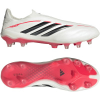 adidas Copa Pure IV Elite Veterloze Gras Voetbalschoenen (FG) Wit Zwart Rood