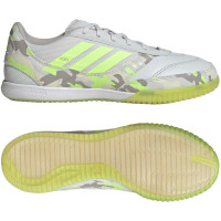 adidas Top Sala Competition II Zaalvoetbalschoenen (IN) Lichtgrijs Lichtgroen Lime