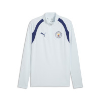Survêtement PUMA Manchester City à 1/4 fermeture éclair 2026-2027 bleu clair bleu foncé