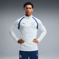 Survêtement PUMA Manchester City à 1/4 fermeture éclair 2026-2027 bleu clair bleu foncé